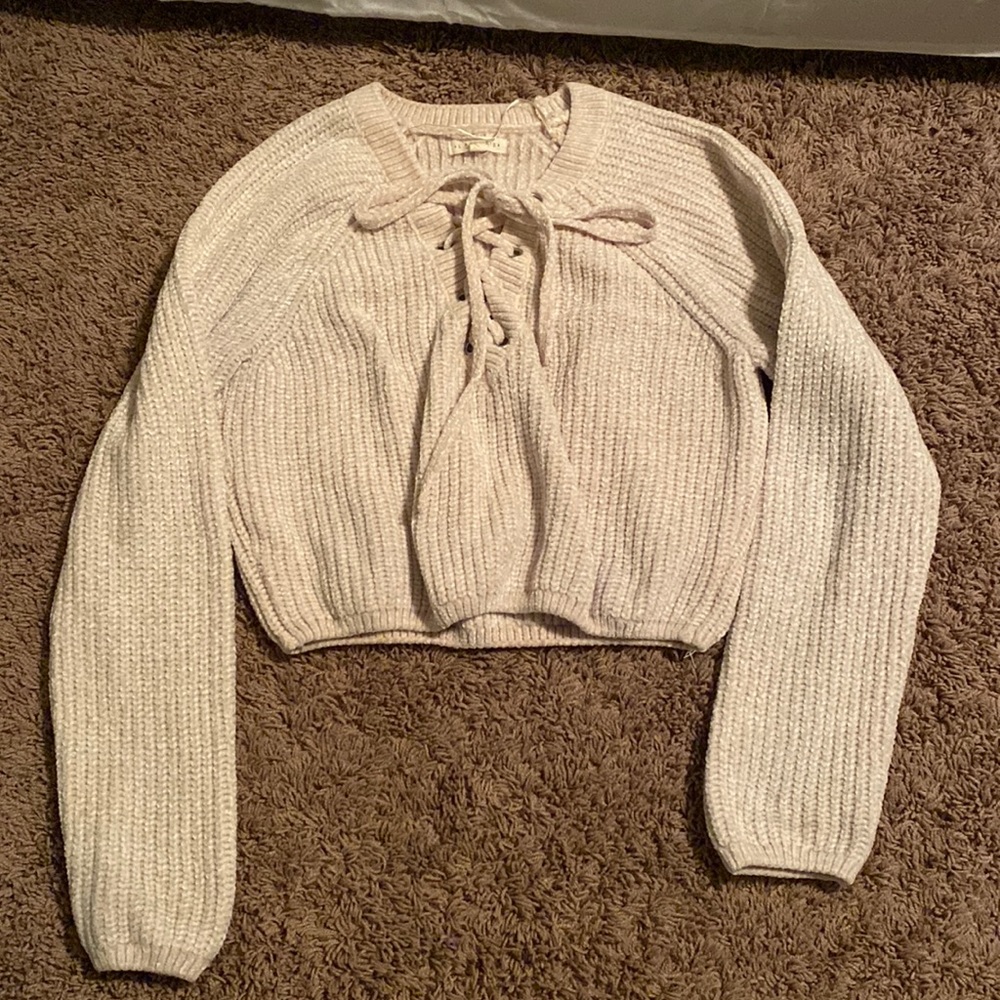 Soft cropped sweater